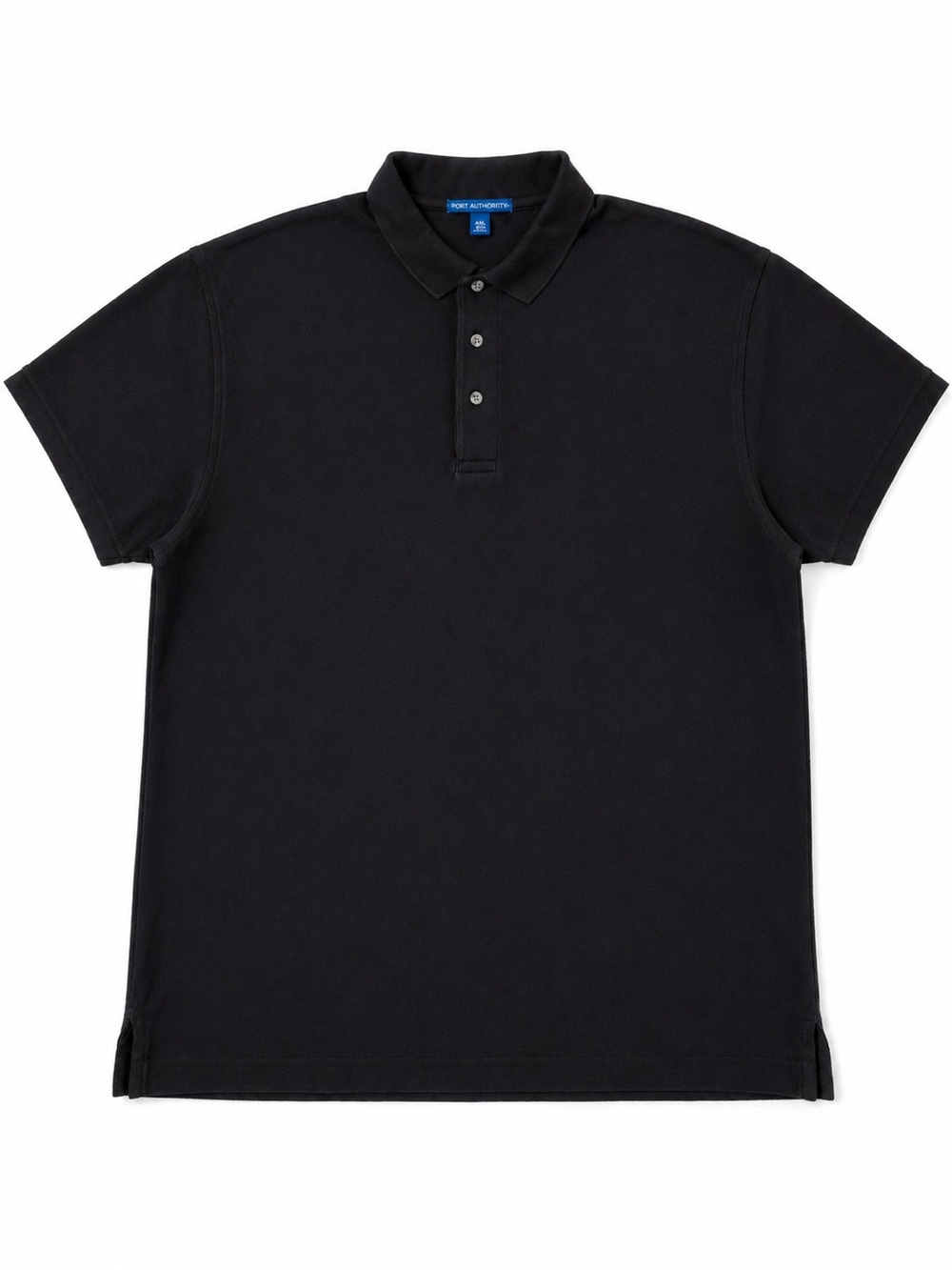 Port Authority Black Men's Polo Shirt 4XL Big and Tall Plus Size
